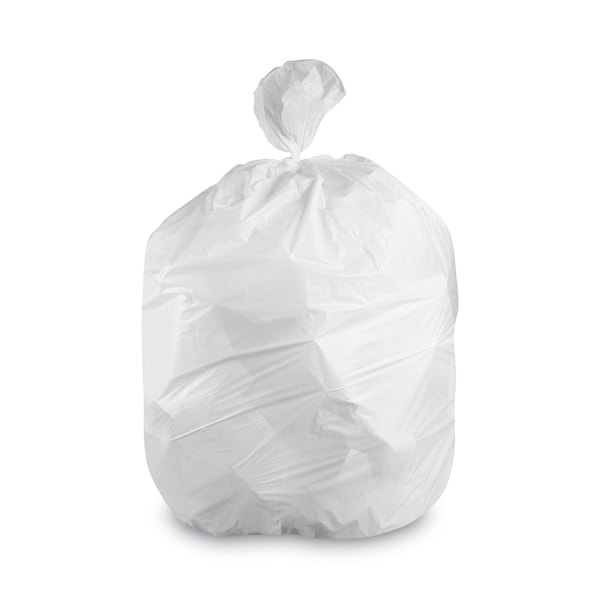 Heritage 30 gal - 35 gal Trash Bags, 33 in x 45 in, Standard-Duty, 1.4 mil, White H32 W - main